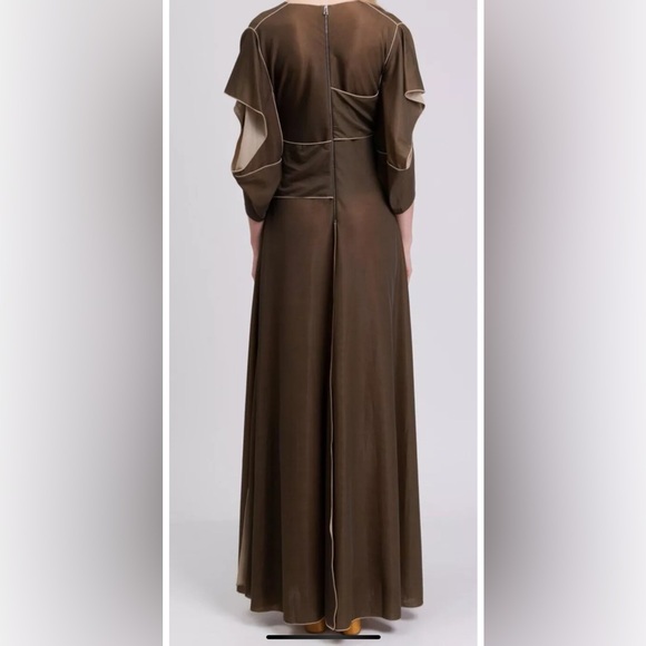 BOTTEGA VENETA NWT MAXI DRESS
ORIGINAL $2400
Brown patch work
Size 40 - Picture 6 of 7